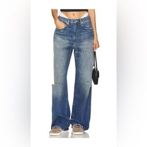 Denimist Teri Wide Leg Denim Jeans in Apsley Blue